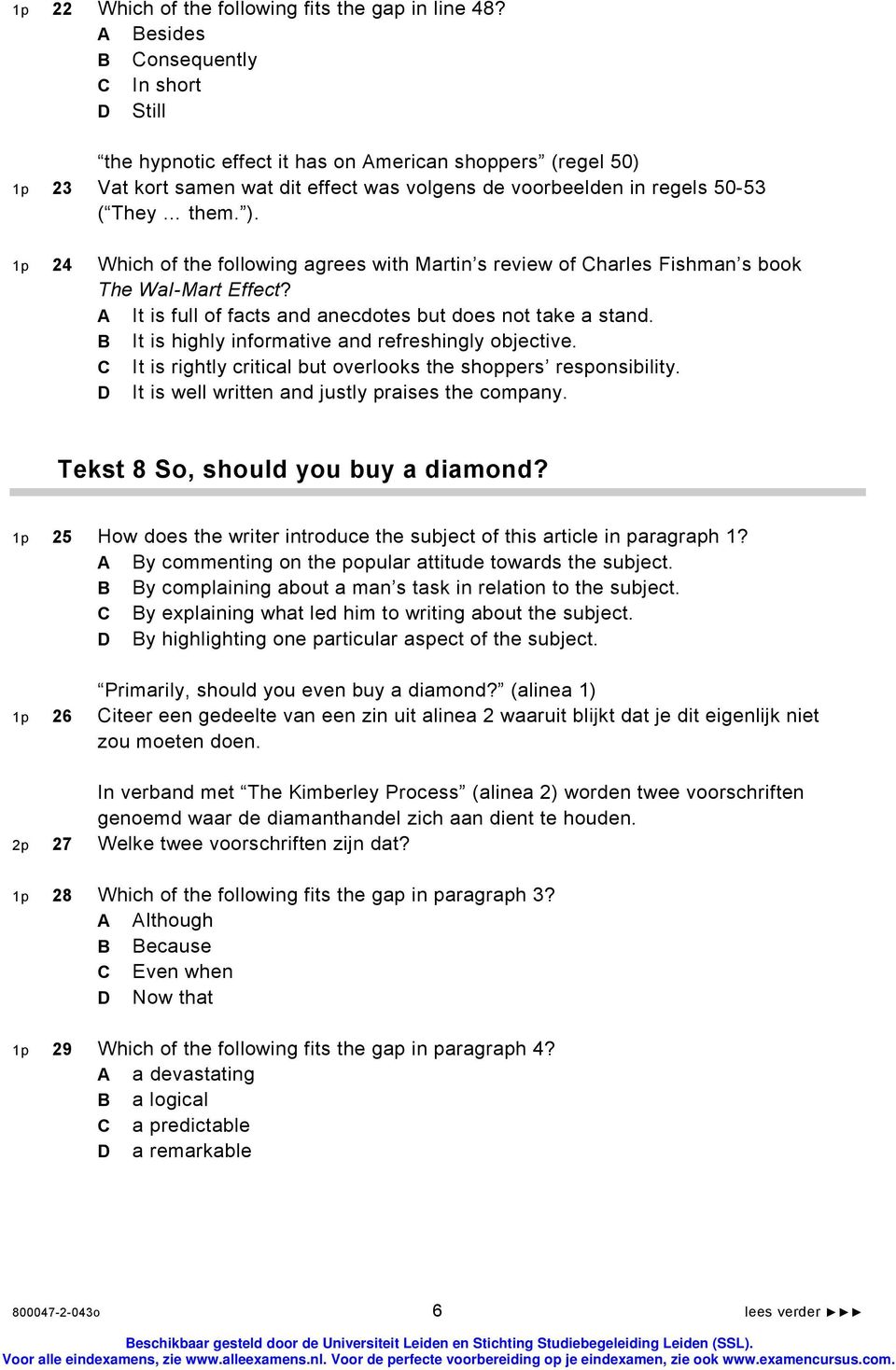 1p 24 Which of the following agrees with Martin s review of harles Fishman s book The Wal-Mart Effect? It is full of facts and anecdotes but does not take a stand.