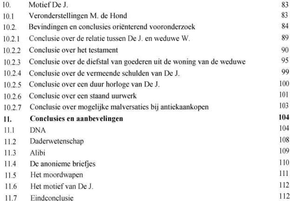 5 Conclusie over een duur horloge van De.I. 100 10.2.6 Conclusie over een staand uurwerk 101 10.2.7 Conclusie over mogelijke ntal ersaties bij antiekaankopen 103 11.