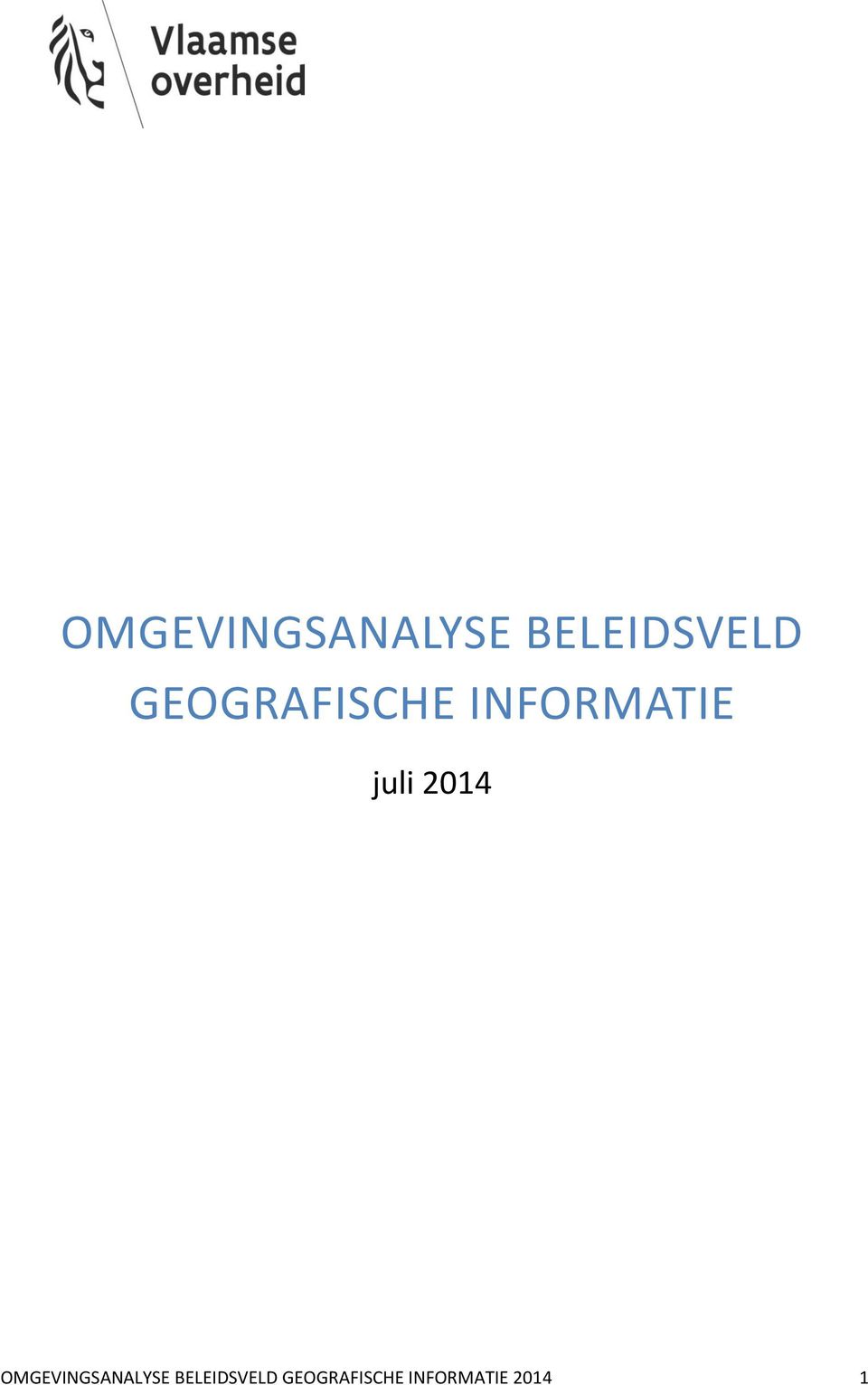 2014  GEOGRAFISCHE INFORMATIE