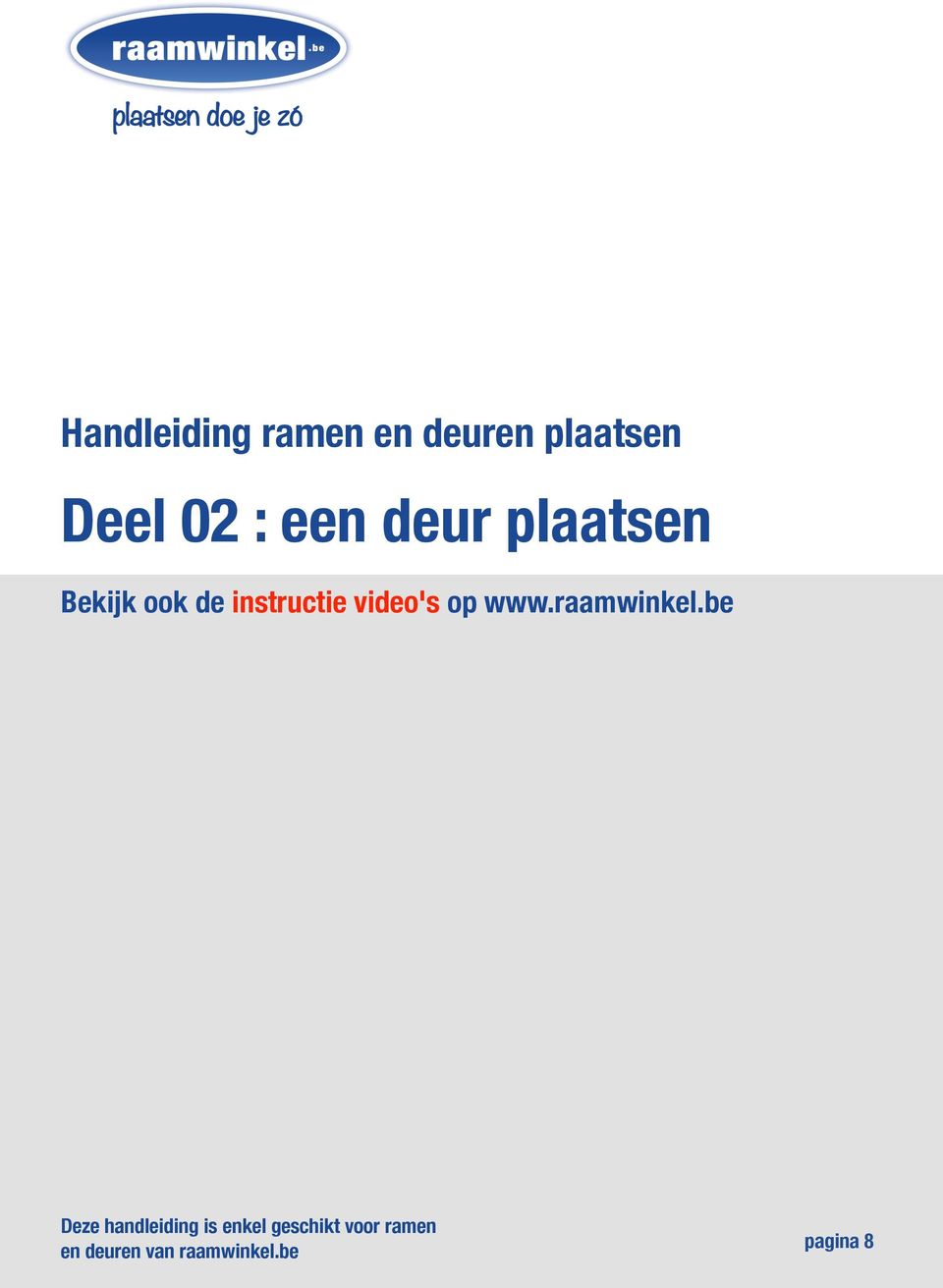 instructie video's op