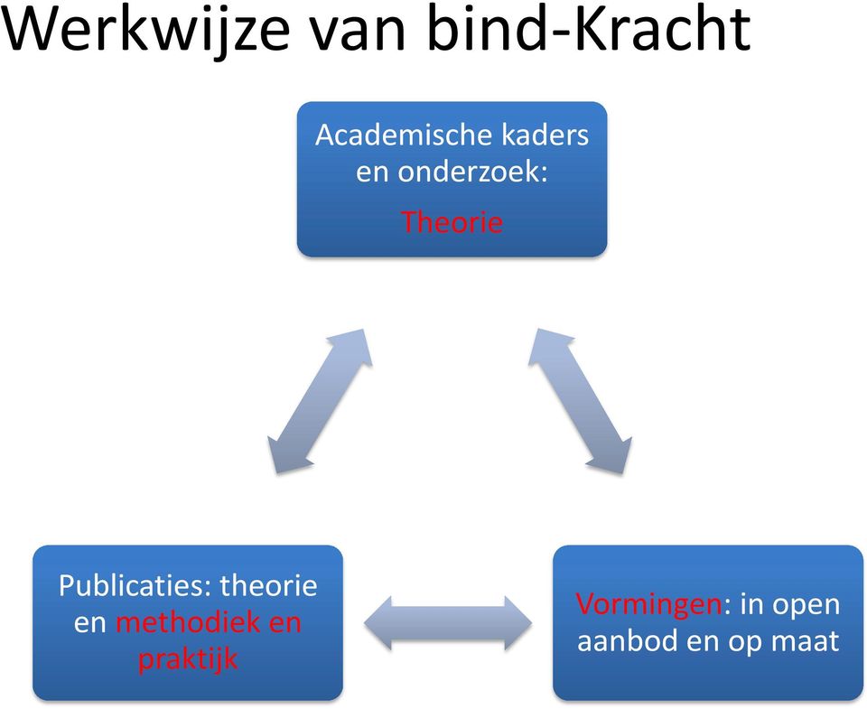 Publicaties: theorie en methodiek en