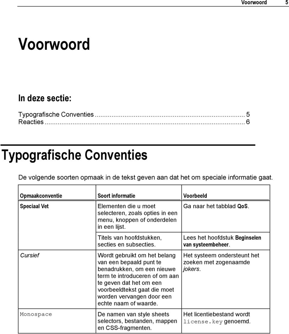 Titels van hoofdstukken, secties en subsecties.