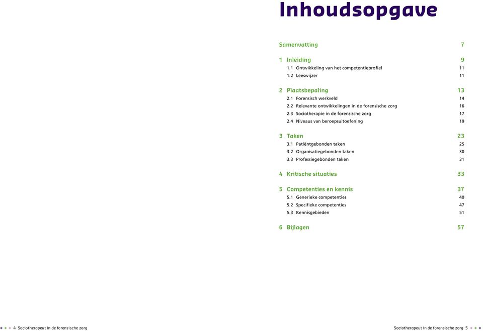 1 Patiëntgebonden taken 25 3.2 Organisatiegebonden taken 30 3.3 Professiegebonden taken 31 4 Kritische situaties 33 5 Competenties en kennis 37 5.