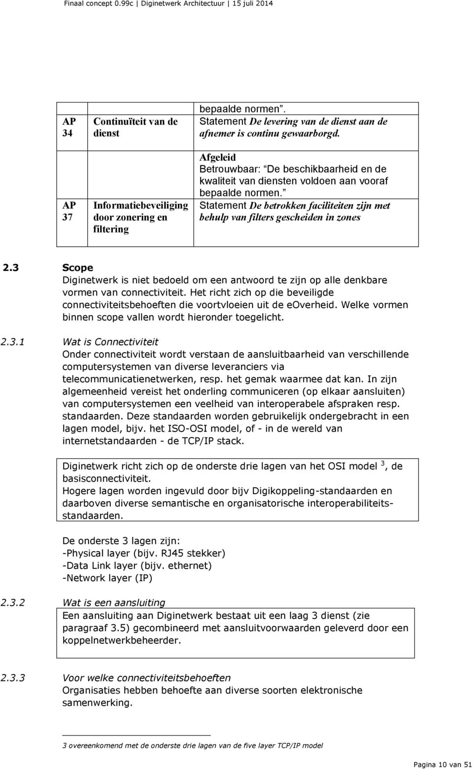 3 Scope Diginetwerk is niet bedoeld om een antwoord te zijn op alle denkbare vormen van connectiviteit. Het richt zich op die beveiligde connectiviteitsbehoeften die voortvloeien uit de eoverheid.