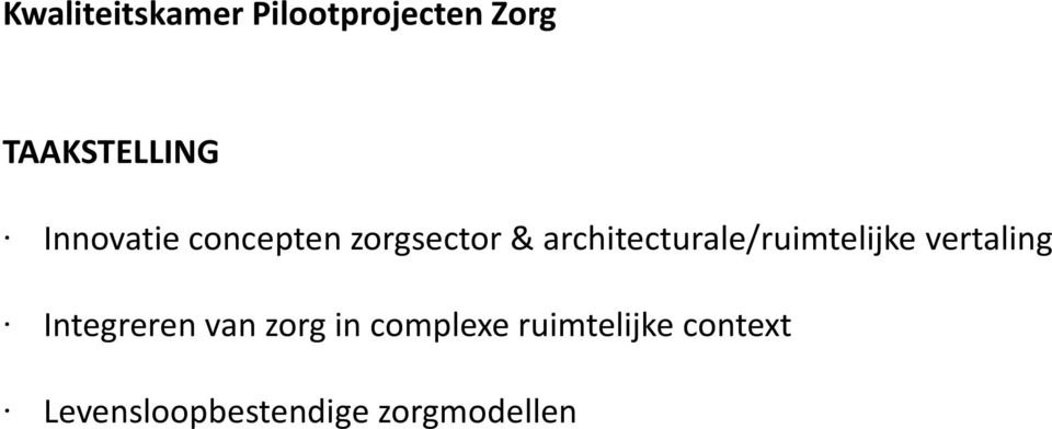 architecturale/ruimtelijke vertaling Integreren van