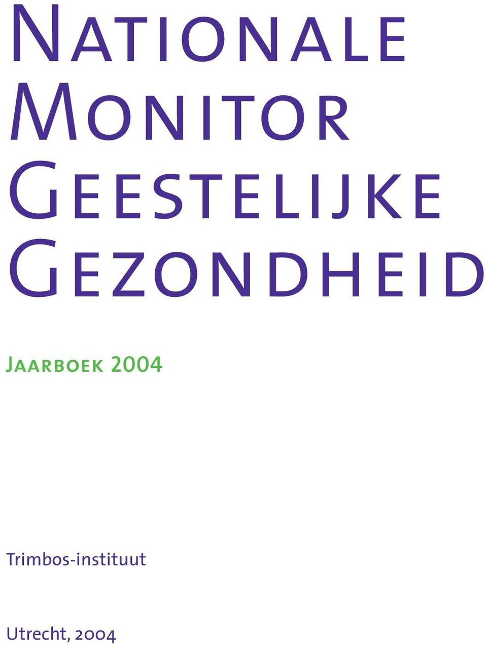 Gezondheid Jaarboek