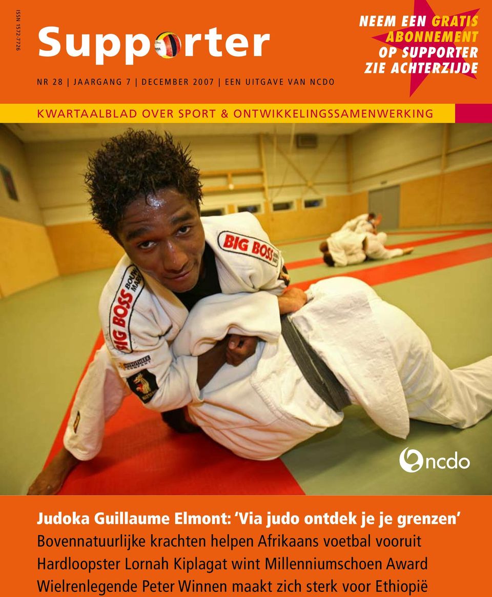 Judoka Guillaume Elmont: Via judo ontdek je je grenzen Bovennatuurlijke krachten helpen Afrikaans voetbal