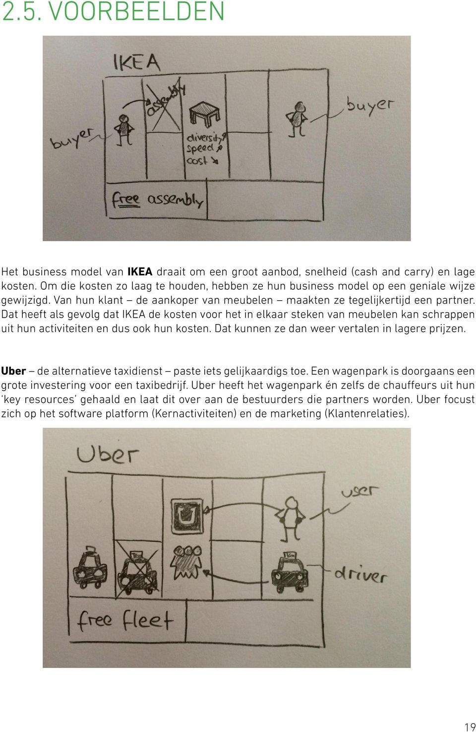 Dat heeft als gevolg dat IKEA de kosten voor het in elkaar steken van meubelen kan schrappen uit hun activiteiten en dus ook hun kosten. Dat kunnen ze dan weer vertalen in lagere prijzen.