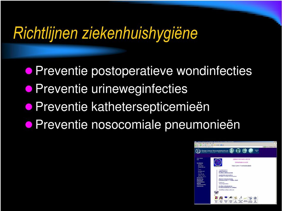 urineweginfecties Preventie