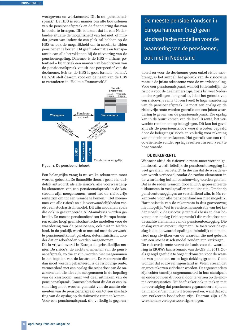 korten. Dit geeft informatie en transparantie aan alle betrokkenen bij de uitvoering van de pensioenregeling.