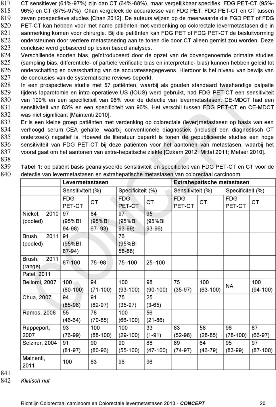 De auteurs wijzen op de meerwaarde die FGD PET of FDG PET-CT kan hebben voor met name patiënten met verdenking op colorectale levermetastasen die in aanmerking komen voor chirurgie.