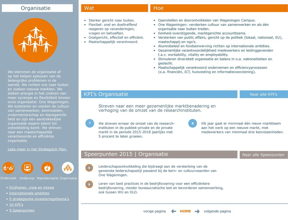 We koesteren en voeden de cultuur van samenwerken, kennisdelen, ondernemerschap en klantgerichtheid en zijn een aantrekkelijke organisatie waarin talent tot ontwikkeling komt.