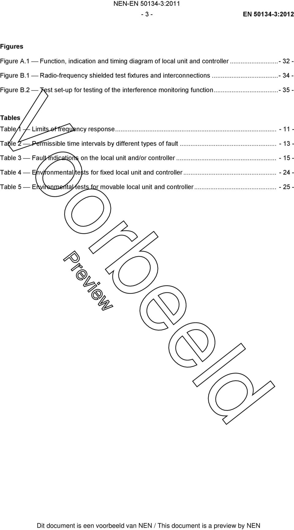 .. - 35 - Tables Table 1 Limits of frequency response... - 11 - Table 2 Permissible time intervals by different types of fault.