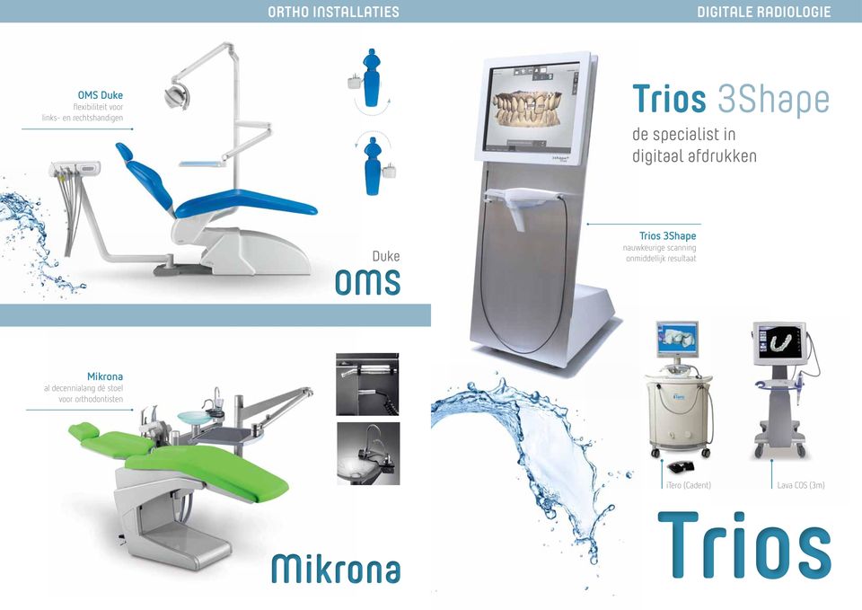 afdrukken Duke Trios 3Shape nauwkeurige scanning onmiddellijk