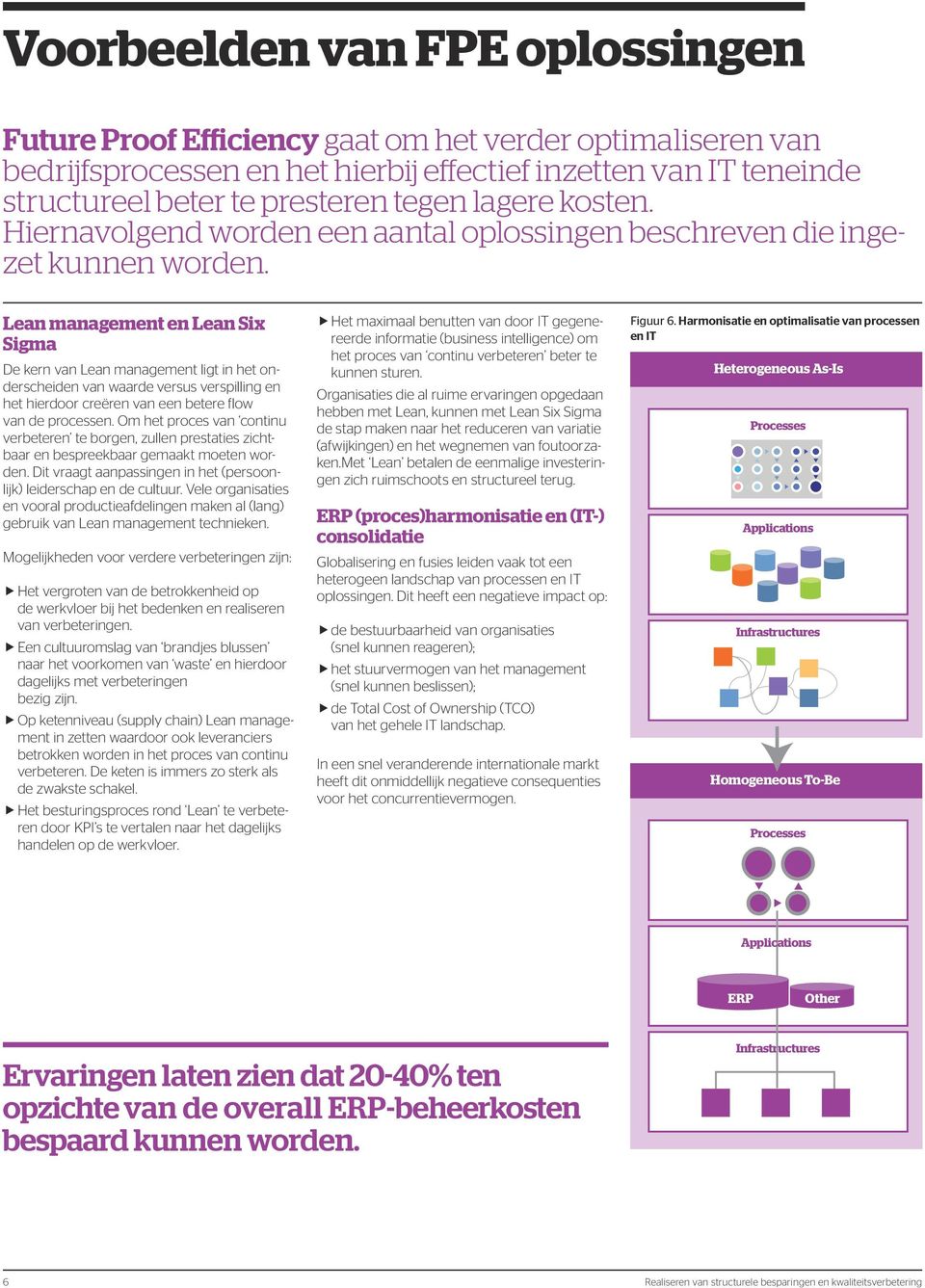 Lean management en Lean Six Sigma De kern van Lean management ligt in het onderscheiden van waarde versus verspilling en het hierdoor creëren van een betere flow van de processen.