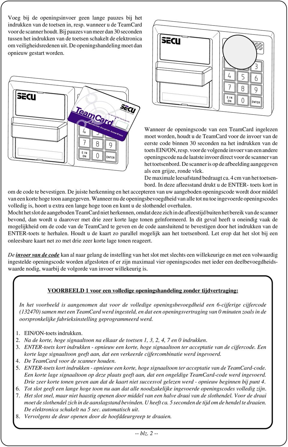 TeamCard For use with SECU TeamLocks only.