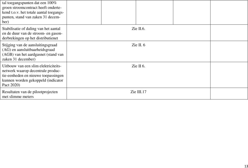 het distributienet Stijging van de aansluitingsgraad (AG) en aansluitbaarheidsgraad (AGB) van het aardgasnet (stand van zaken 31 december) Uitbouw van