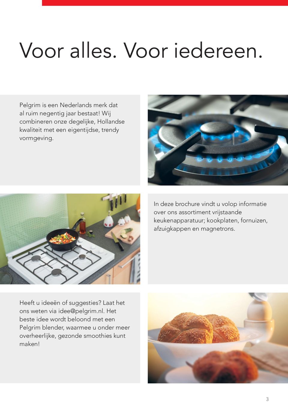 In deze brochure vindt u volop informatie over ons assortiment vrijstaande keukenapparatuur; kookplaten, fornuizen, afzuigkappen