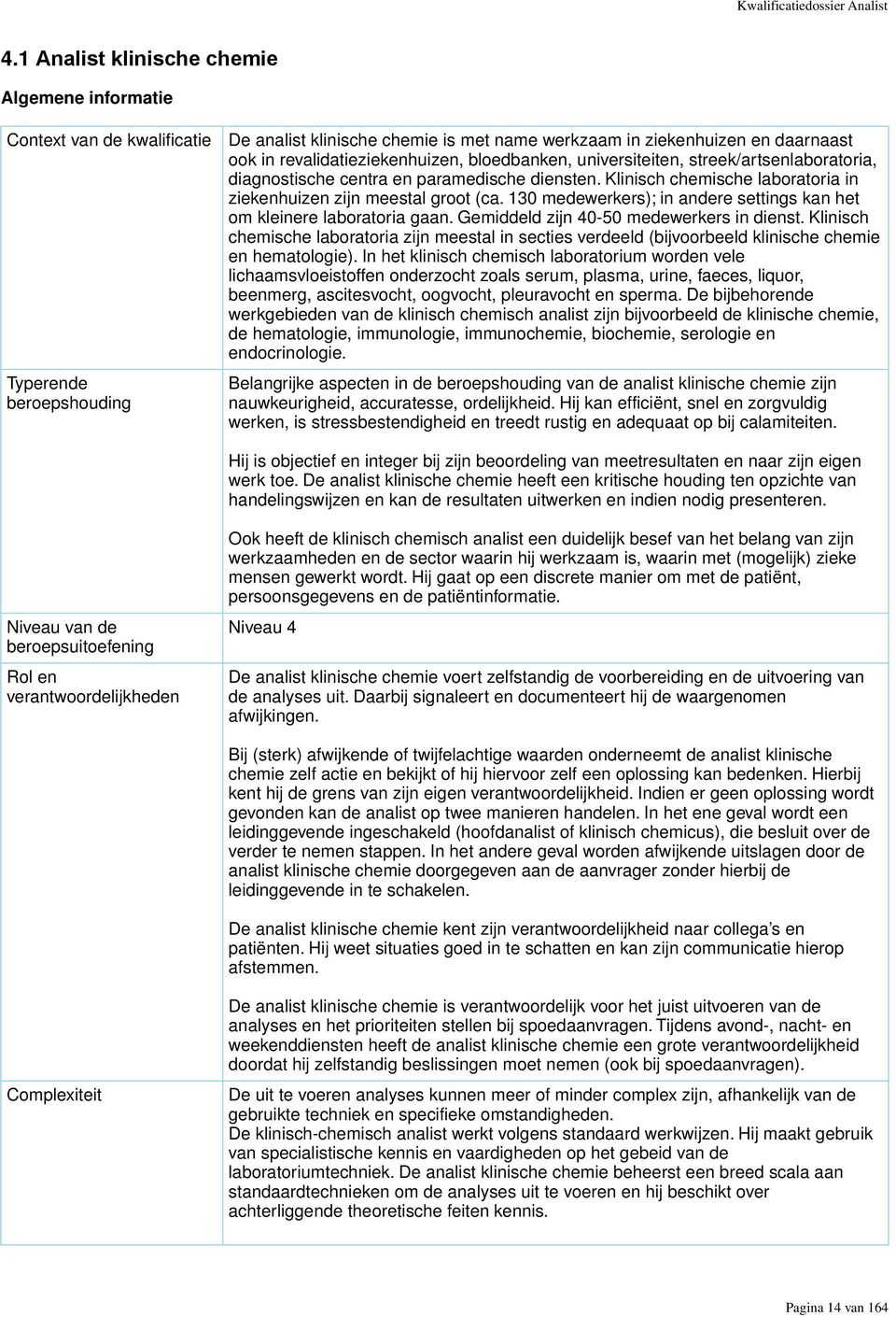 revalidatieziekenhuizen, bloedbanken, universiteiten, streek/artsenlaboratoria, diagnostische centra en paramedische diensten. Klinisch chemische laboratoria in ziekenhuizen zijn meestal groot (ca.