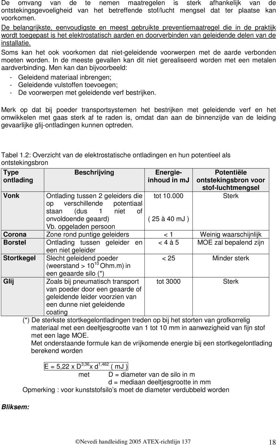 Soms kan het ook voorkomen dat niet-geleidende voorwerpen met de aarde verbonden moeten worden. In de meeste gevallen kan dit niet gerealiseerd worden met een metalen aardverbinding.