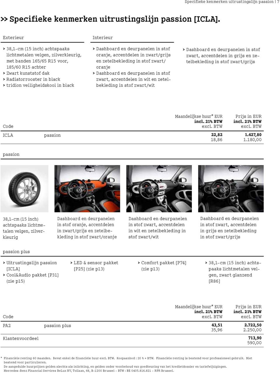 Radiatorrooster in black > > tridion veiligheidskooi in black Interieur > > Dashboard en deurpanelen in stof oranje, accentdelen in zwart/grijs en zetelbekleding in stof zwart/ oranje > > Dashboard