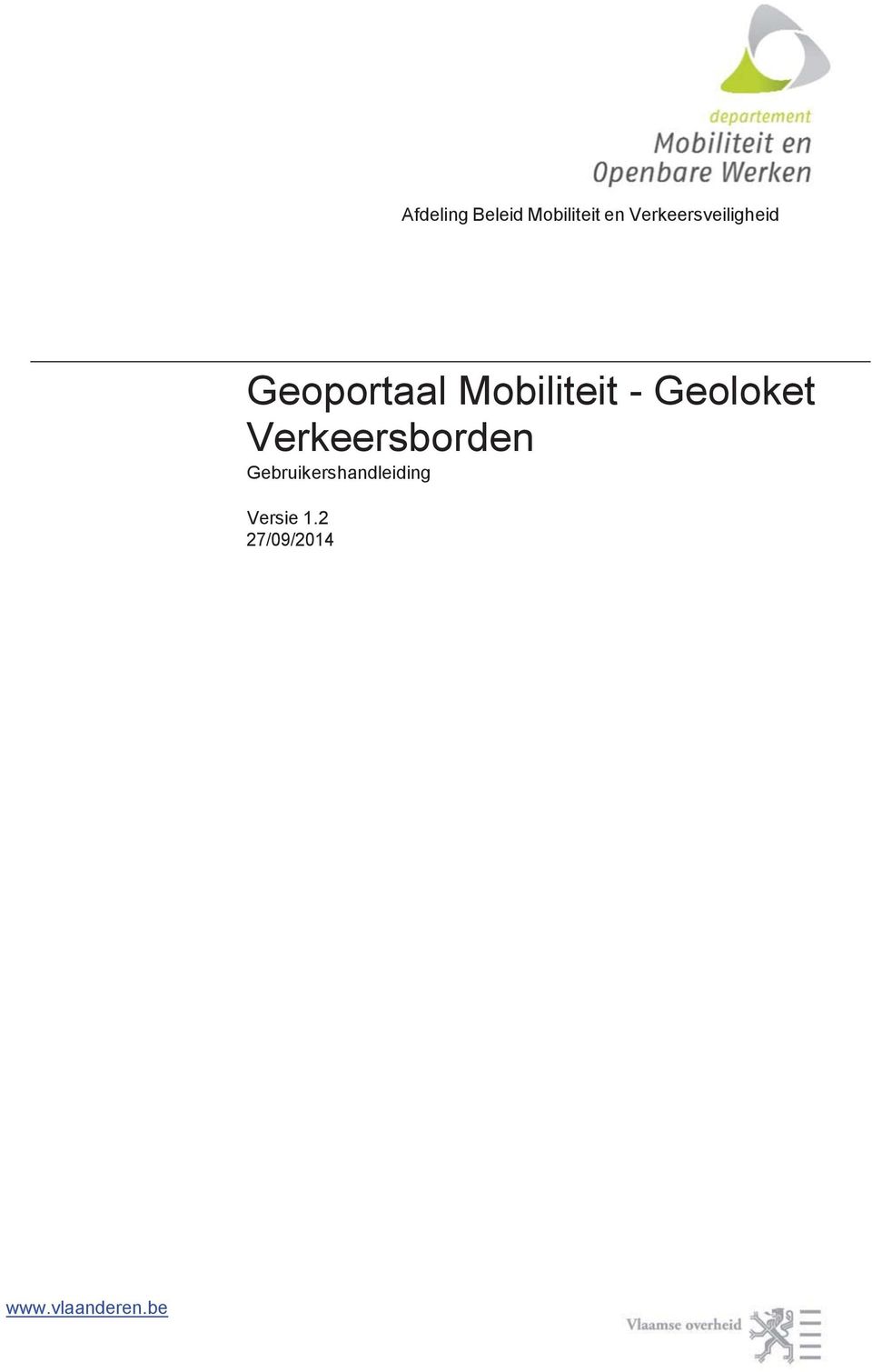 Mobiliteit - Geoloket Verkeersborden
