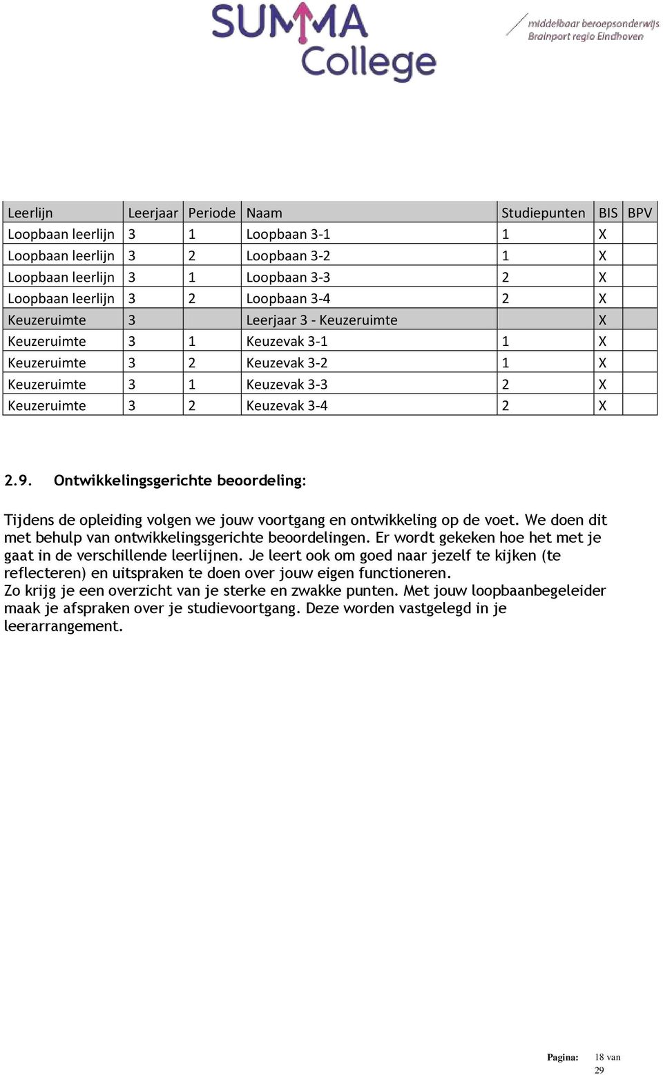 Ontwikkelingsgerichte beoordeling: Tijdens de opleiding volgen we jouw voortgang en ontwikkeling op de voet. We doen dit met behulp van ontwikkelingsgerichte beoordelingen.