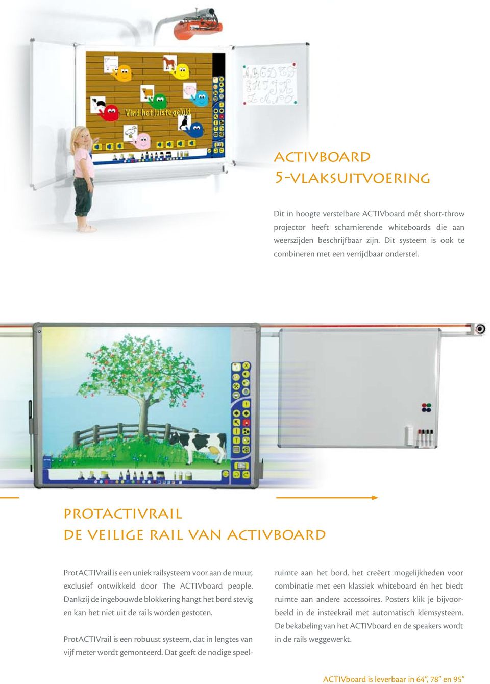 protactivrail de veilige rail van activboard ProtACTIVrail is een uniek railsysteem voor aan de muur, exclusief ontwikkeld door The ACTIVboard people.