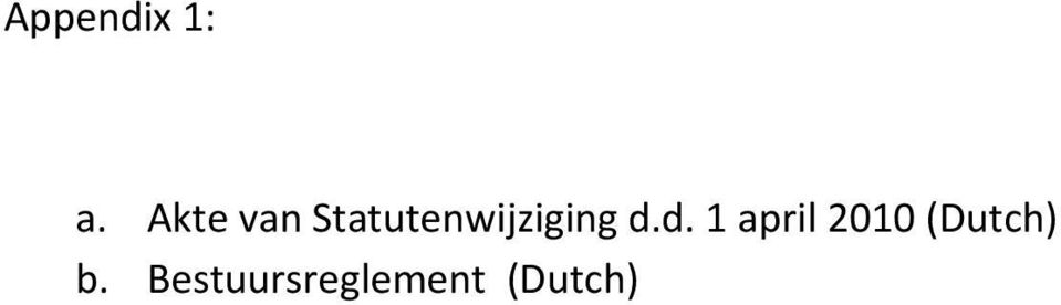 Statutenwijziging d.