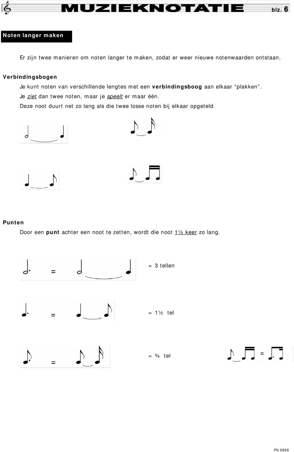 Je ziet dan twee noten, maar je speelt er maar één.