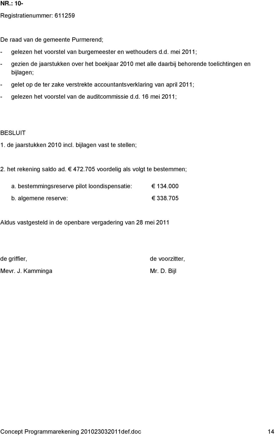 gemeente Purmerend;