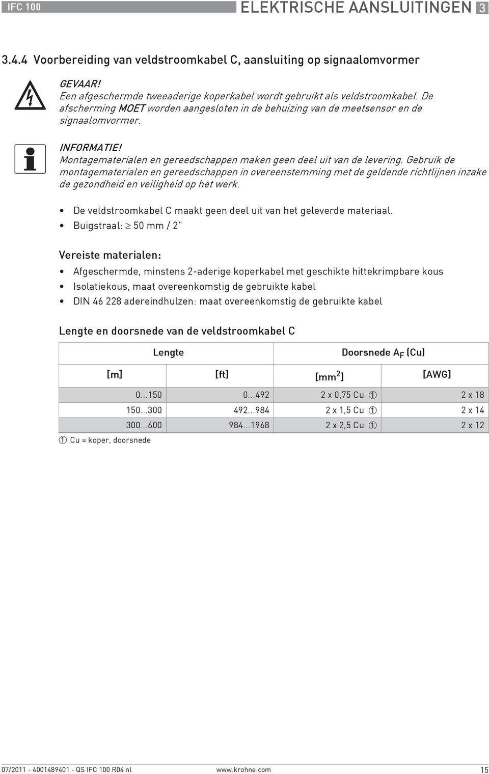 Gebruik de montagematerialen en gereedschappen in overeenstemming met de geldende richtlijnen inzake de gezondheid en veiligheid op het werk.