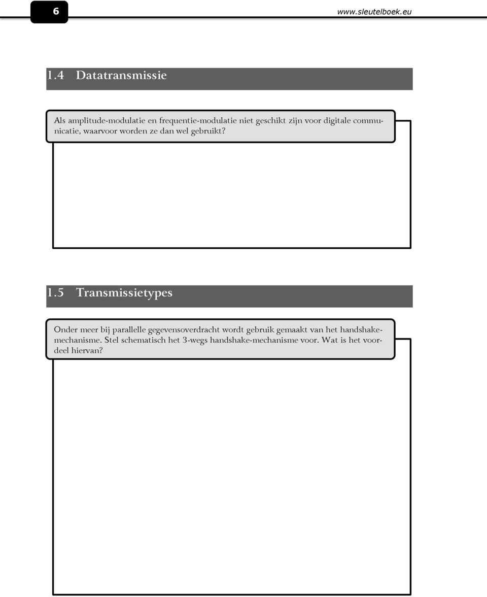 digitale communicatie, waarvoor worden ze dan wel gebruikt? 1.