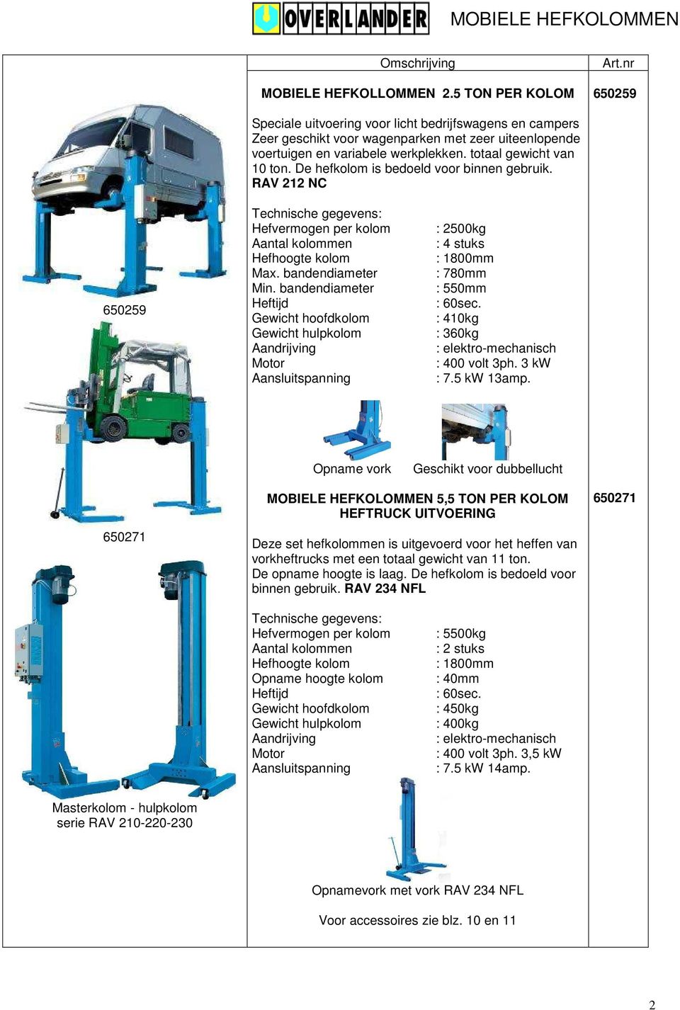 : 410kg : 360kg : 400 volt 3ph. 3 kw : 7.5 kw 13amp.