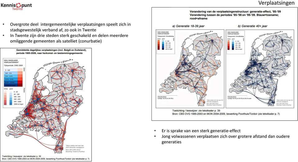 geschakeld en delen meerdere omliggende gemeenten als satelliet (conurbatie) Er is