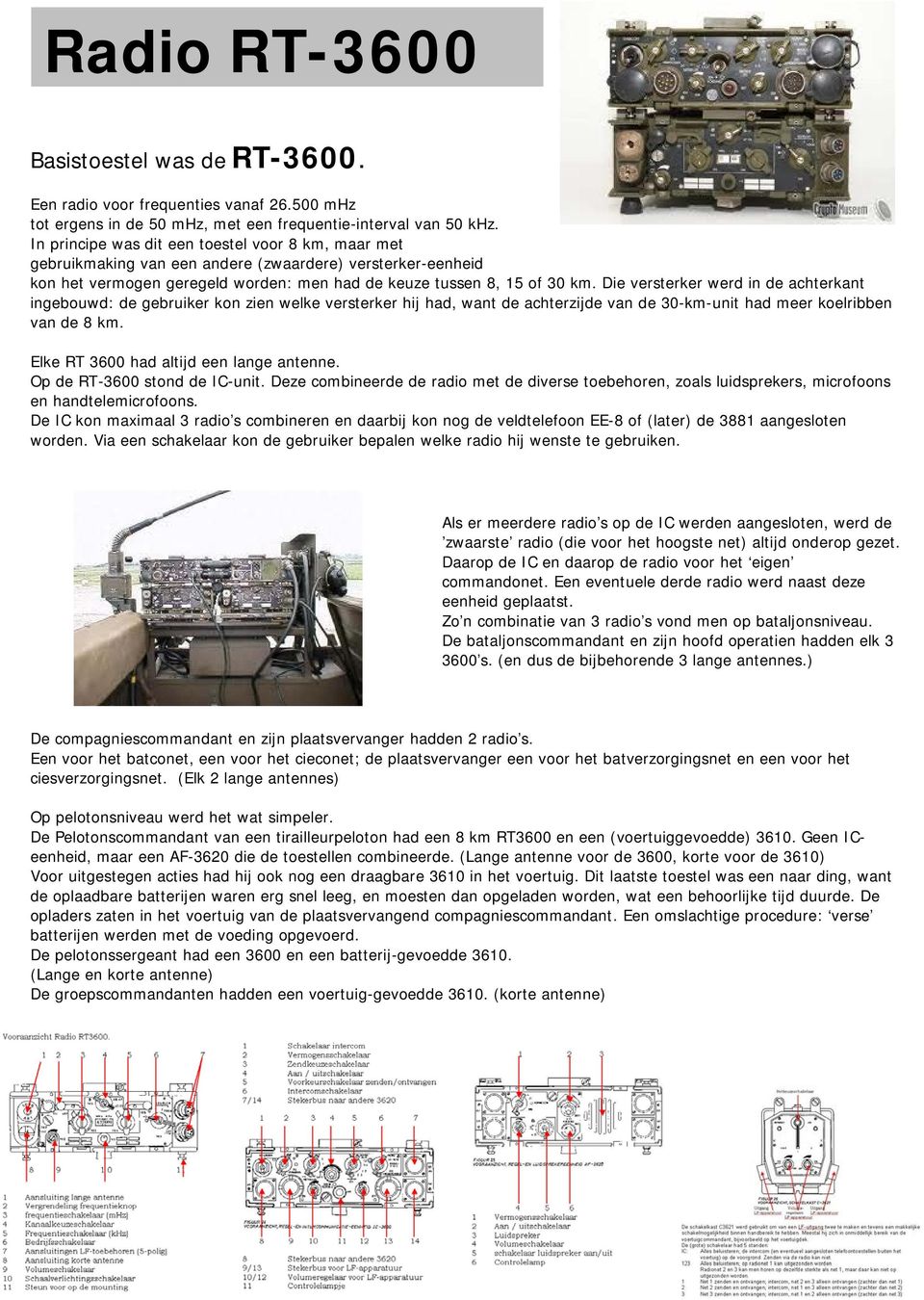 Die versterker werd in de achterkant ingebouwd: de gebruiker kon zien welke versterker hij had, want de achterzijde van de 30-km-unit had meer koelribben van de 8 km.