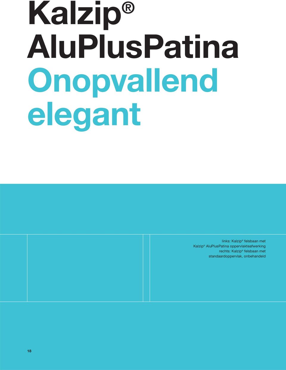 AluPlusPatina oppervlakteafwerking rechts: