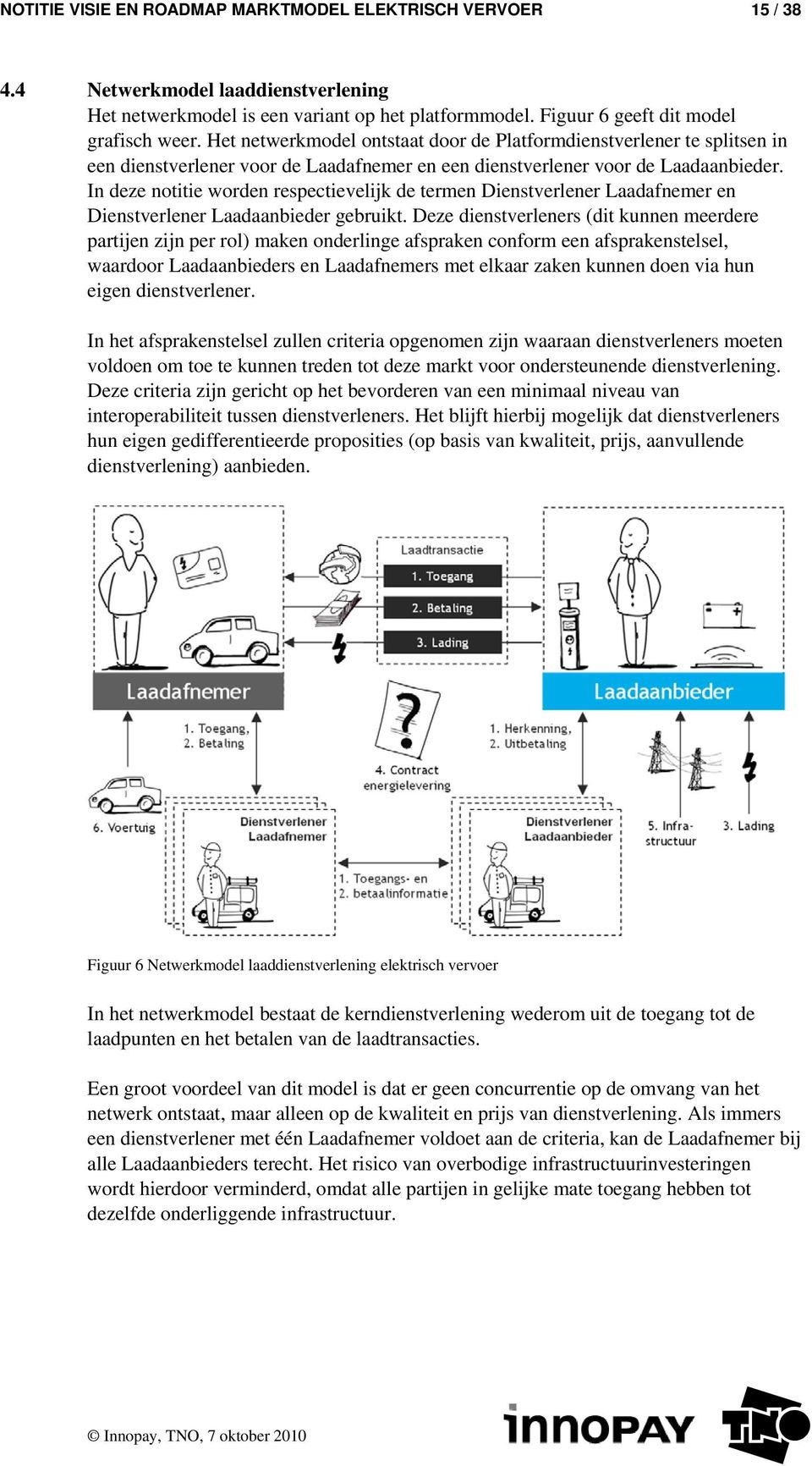 In deze notitie worden respectievelijk de termen Dienstverlener Laadafnemer en Dienstverlener Laadaanbieder gebruikt.