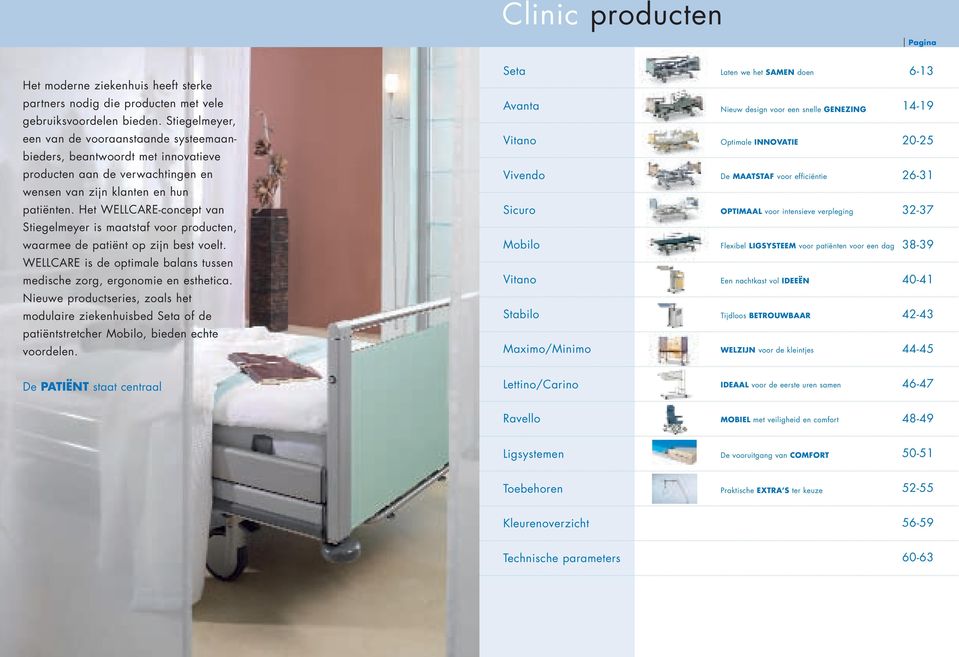 verwachtingen en wensen van zijn klanten en hun Vivendo De MAATSTAF voor efficiëntie 26-31 patiënten.