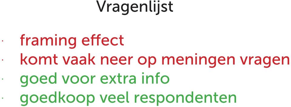 vragen goed voor extra