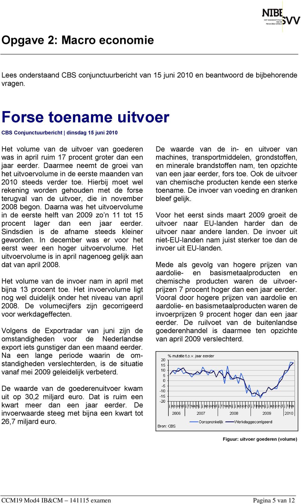 Daarmee neemt de groei van het uitvoervolume in de eerste maanden van 2010 steeds verder toe.