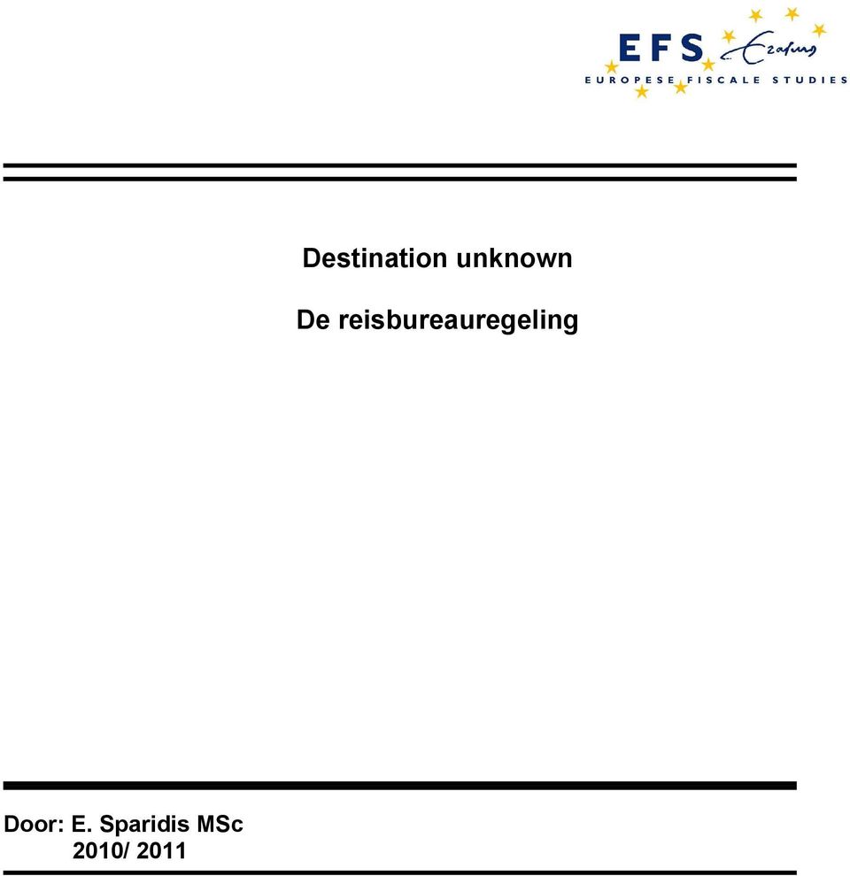 reisbureauregeling