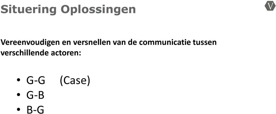 van de communicatie tussen