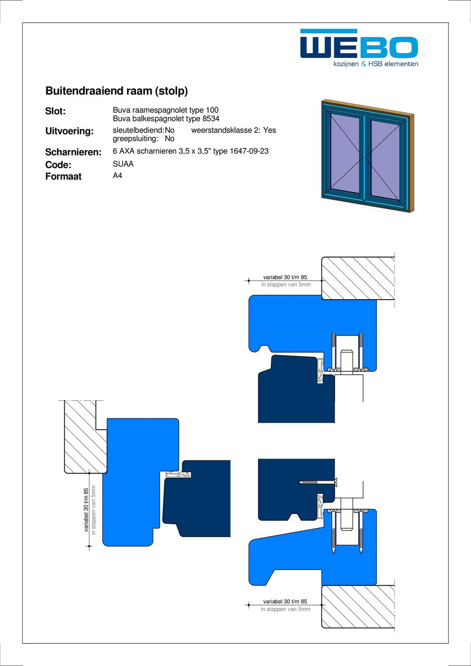 balkespagnolet type 8534 6 AXA