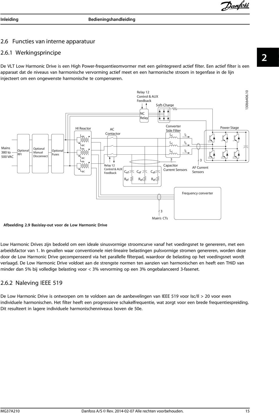 2 2 Relay 12 Control & AUX Feedback Soft-Charge NC Relay 130bb406.