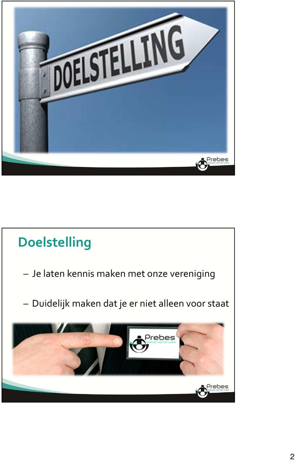 vereniging Duidelijk maken