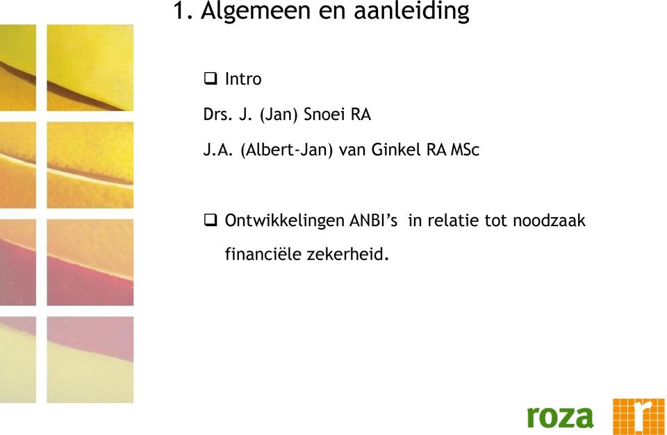 J.A. (Albert-Jan) van Ginkel RA MSc