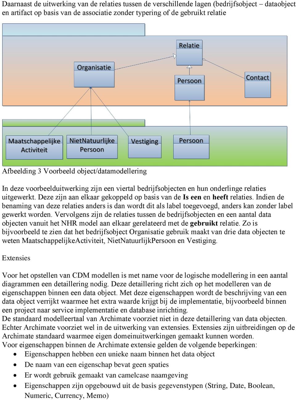 Indien de benaming van deze relaties anders is dan wordt dit als label toegevoegd, anders kan zonder label gewerkt worden.