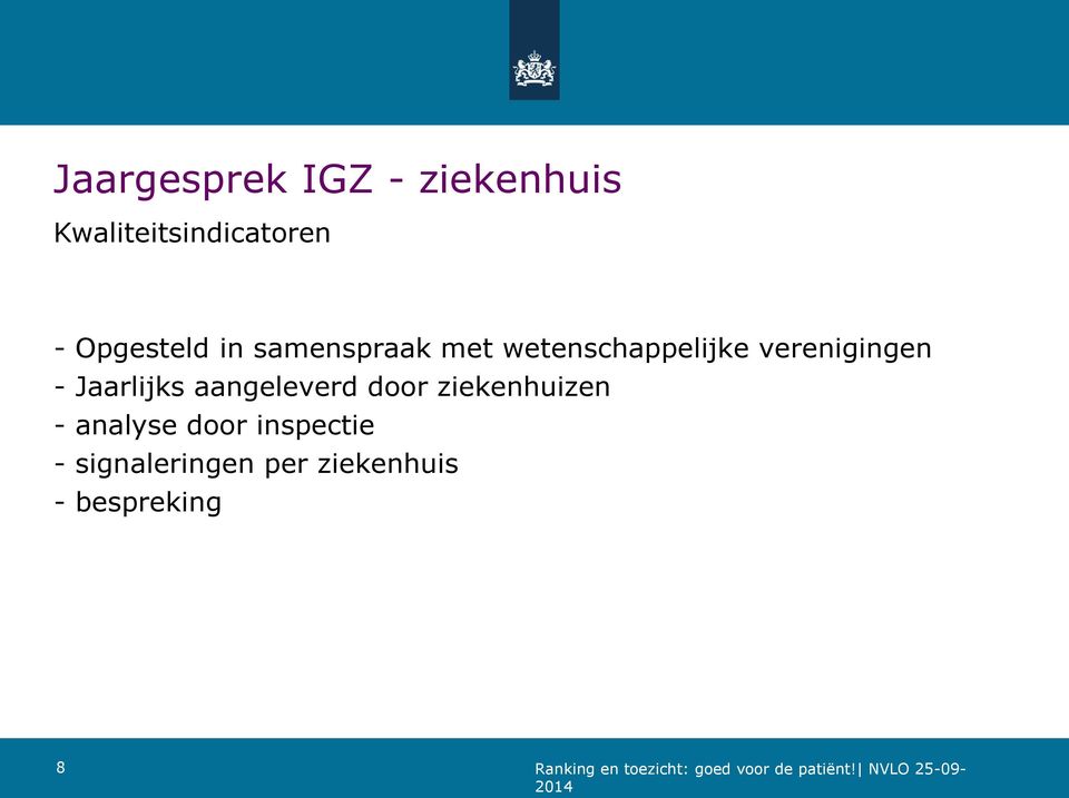 door ziekenhuizen - analyse door inspectie - signaleringen per