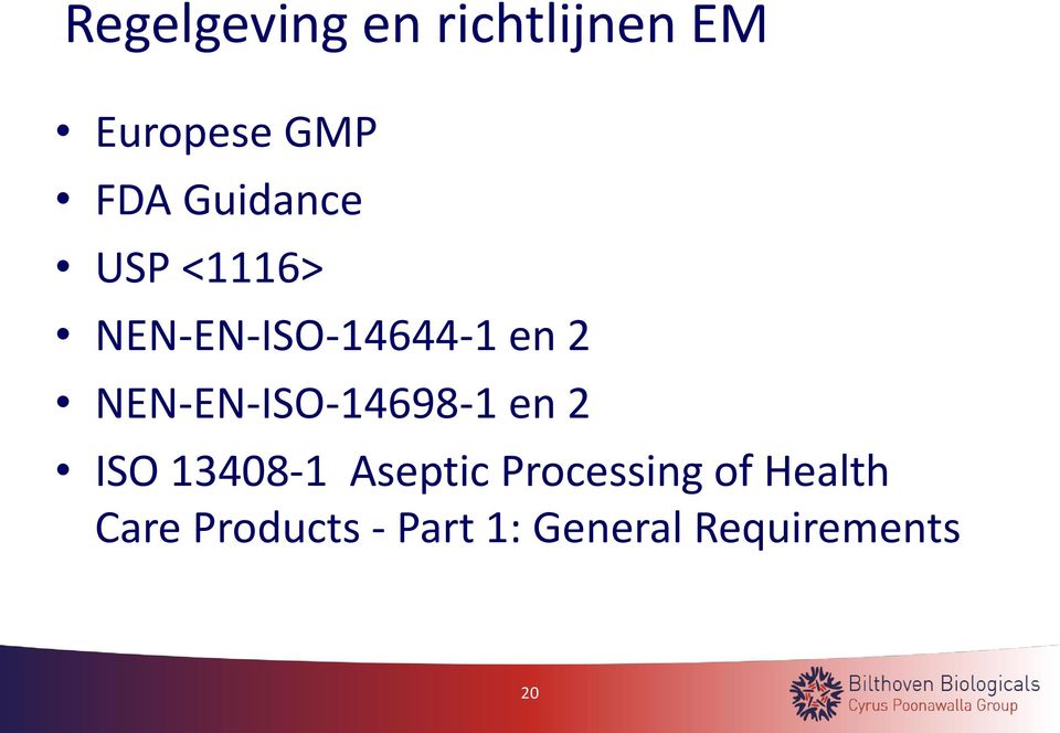NEN-EN-ISO-14698-1 en 2 ISO 13408-1 Aseptic